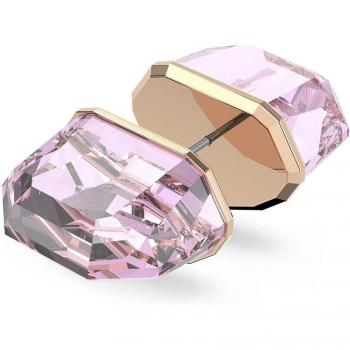 Swarovski Lucent Pink Earrings - Rose Gold Alloy, Purple, ONE SIZE