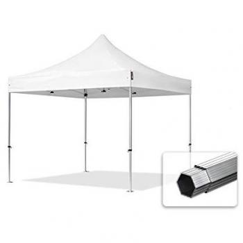 Carpa Plegable 3x3m Profesional Aluminio 40mm Ignífuga PVC 850 Blanca