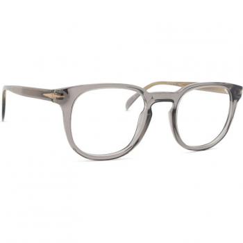 David Beckham DB 1072 KB7 Square Acetate Glasses for Men, Grey, 50mm Lens