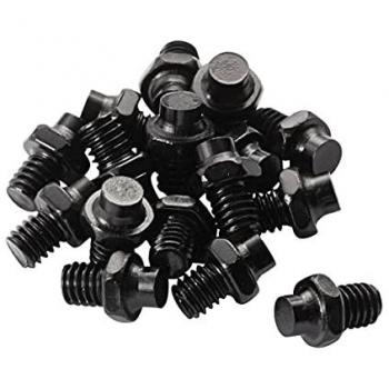 Set de Pernos Inversos de Aluminio para Pedales Escape - 16 Piezas, Negro
