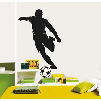 MYVINILO - Vinilo decorativo - Futbol / negro