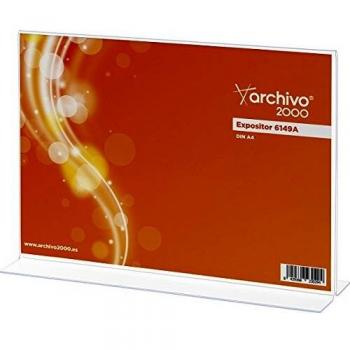 Archivo 2000-6149ACSTP - Expositor de sobremesa. DIN A4 Horizontal
