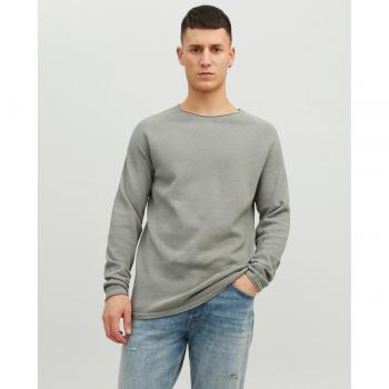 Jersey básico liso para hombre Jack & Jones Hill verde claro