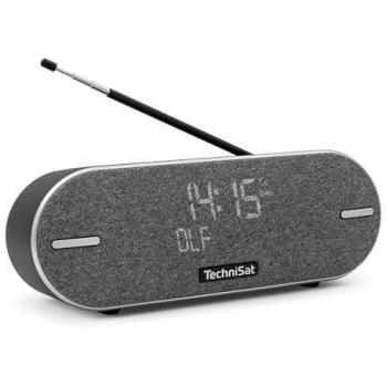 Radio Digital DAB+ Portátil con Bluetooth TechniSat DigitRadio BT 2 - Color Negro/Antracita, Reloj y Despertador