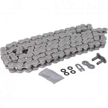 Cadena de transmisión DID 520ZVM-X, 116 eslabones, abierta con remachadora Candado, tipo X de anillo