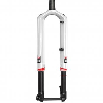 RockShox RS1 ACS Solo Air 120 Predictive Steering Accelerator X-Loc Remote Right Carbon Steerer - Repuesto de Ciclismo, Color Blanco, Talla 27.5
