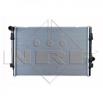 Radiador de refrigeración del motor NRF 58437 - Radiador de aluminio, compatible con varios modelos de vehículos, diseño optimizado para una mejor disipación del calor, fácil instalación, alta resistencia a la corrosión y fugas