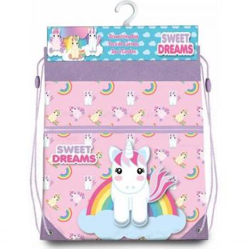 Saco Unicornio Sweet Dreams 41cm - Kids Licensing con Compartimento