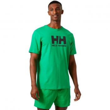 Camiseta Verde Helly Hansen Logo Bright Green