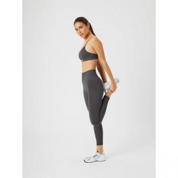Björn Borg Women's Seamless Ribbed Tights - Grey, Size L