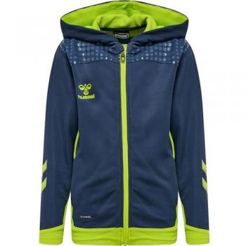 Hummel Sudadera Con Cremallera Lead para niño, con capucha, diseño moderno, material cómodo y transpirable, cierre de cremallera frontal