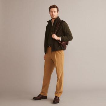 Pantalón sport un pliegue de hombre Verhunt