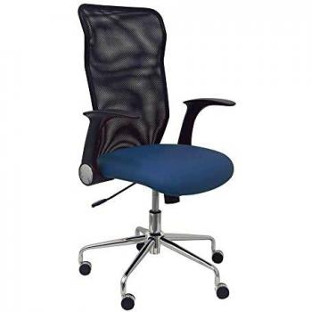 Silla Minaya similpiel azul marino marca PIQUERAS Y CRESPO