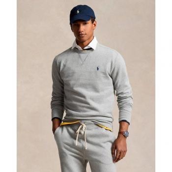 Sudadera de Cuello Redondo para Hombre Polo Ralph Lauren con Caballo Bordado Andover Heather