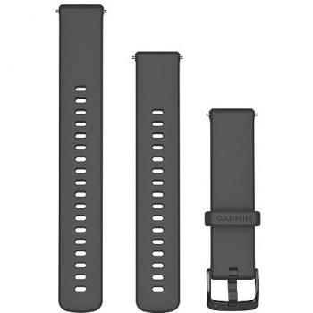 Garmin 18mm Quick Release Silicone Watch Band - Dark Gray