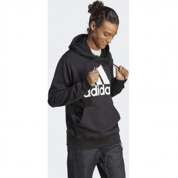 Adidas Essentials French Terry Big Logo Hoodie for Men - Black