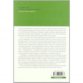 No parar hasta conquistar: Propaganda y política cultural falangista: el grupo de Escorial