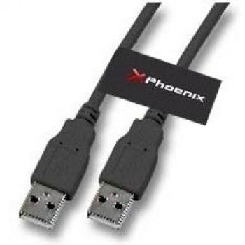 Cable Phoenix USB A Macho A Macho 3M Negro