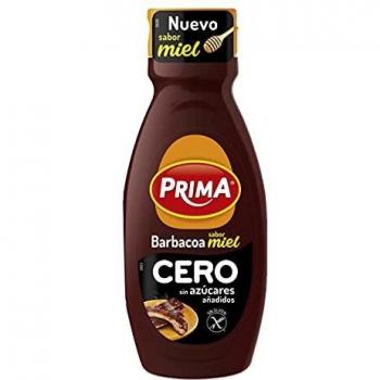 Salsa barbacoa Prima Cero con sabor a miel 440 g