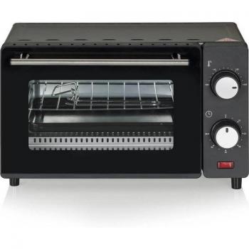 Mini Horno OK OMO 1114 ES, 9L, 100º-230º, Negro