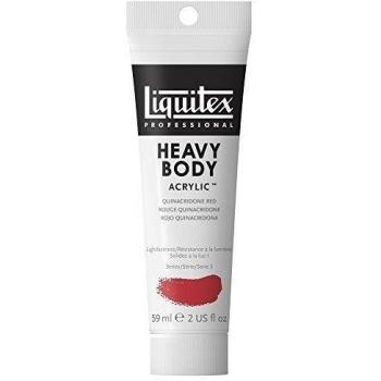 Liquitex Heavy Body - Tubo De Pintura Acrílica, 59 ml, Rojo Quinacridona