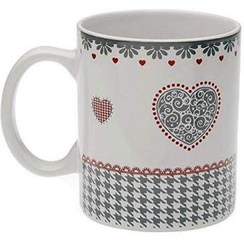 BigBuy Home S3404686 Tazas y Vasos, Porcelana