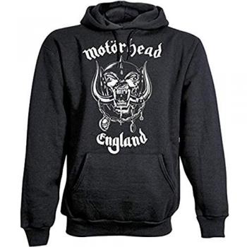 Motörhead England Black Hoodie - Small - 50% Cotton, 50% Polyester