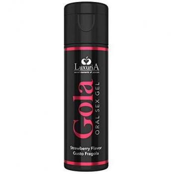 LuxuriA Garganta Oral Pleasure Lubricante Comestible Fresa - 50 ml