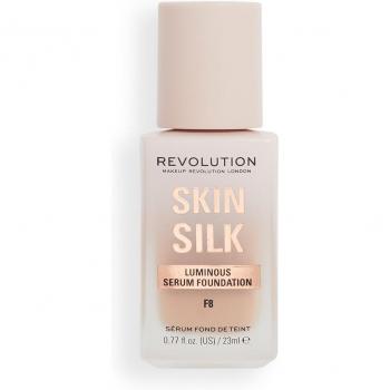 Makeup Revolution Skin Silk Serum Foundation Light Illuminating Foundation Shade F8 23 ml