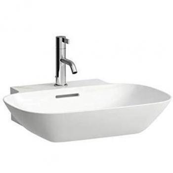 Lavabo Laufen INO, sin agujero para grifo, sin rebosadero, 560x450mm, color blanco