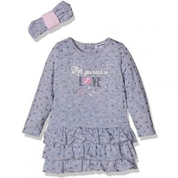 3 Pommes Chic, Vestido para Bebés, Grey