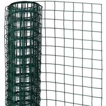Nature Malla de Alambre Cuadrado 0,5x5 m Acero Galvanizado Alambrada de Jardín