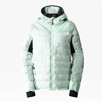 Chaqueta con capucha The North Face Dawn Turn 50/50 Synthetic Femenino Verde Claro Negro L
