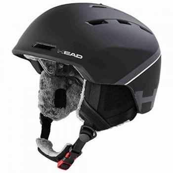 Cascos Esquí alpino Head Casco Varius Negro - Casco de esquí, color negro, diseño aerodinámico, ajuste personalizado, sistema de ventilación, protección certificada