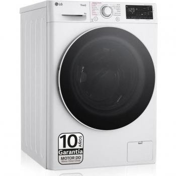 LG F4WR5509A0W Lavadora de Carga Frontal 9Kg 1400 rpm AI Direct Drive con Función Vapor y Autodosificación, Color Blanco