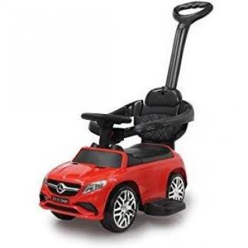 Rutscher 3 en 1 Mercedes-AMG GLE 63 Rojo con barra de empuje y dispositivo anti-bascule