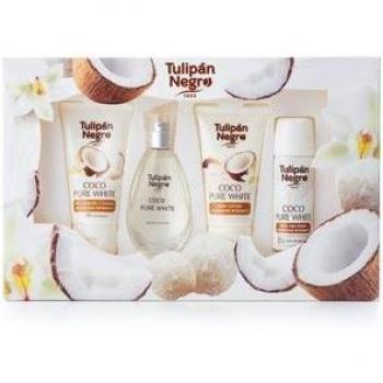 Estuche Gourmand Tulipán Negro Coco Pure White