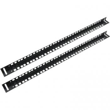 RackMatic Perfil Rack 19 12U para SOHORack Negro 2 Unidades