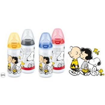 NUK Biberon First Choice Snoopy Silicona 0-6m 300ml