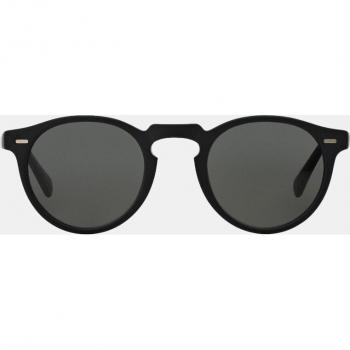 Oliver Peoples Black Sungles for Everyday Style, Female, Size: 47 MM