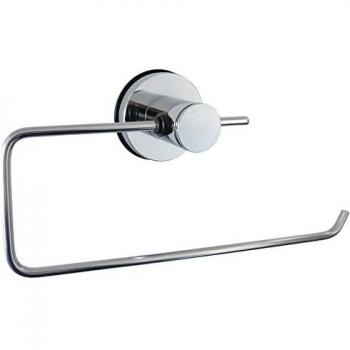 Laroom Soporte Papel, PVC y Acero Inoxidable, INOX
