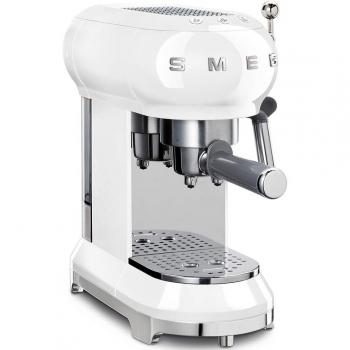 Smeg cafetera café Espresso años 50 – 15 Bars blanco ecf01wheu