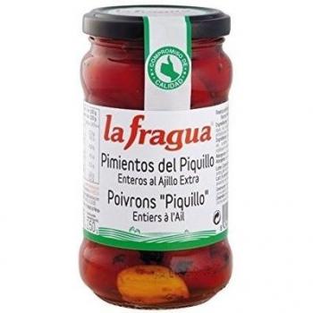 La Fragua Pimientos Del  Piquillo Rojos Enteros Al Ajillo - 290 gr