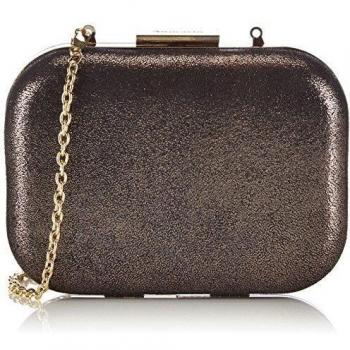 Tamaris MYRTLE Clutch Bag - Cartera de mano para mujer, color Bronce, talla 16x11x5 cm