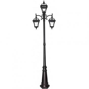 Farola Exterior Noeli Negro 3xe27