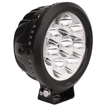 Faro de trabajo redondo JBM 53051 con 8 LEDs, 80W, luz concentrada