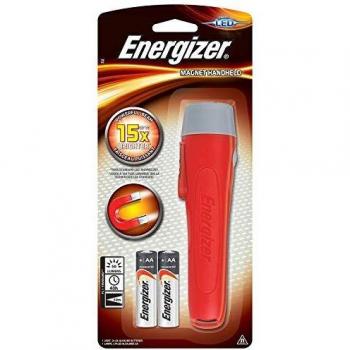 Energizer - Linterna LED magnética con 2x pilas alcalinas AA