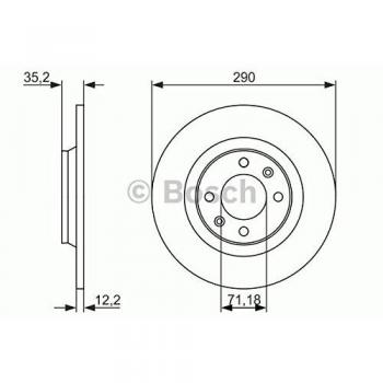 Bosch 0 986 479 118 freno frenos de disco, de freno