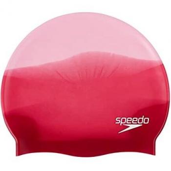 Speedo Multi Colour Silicone Cap - Ecstatic / Pink Splash