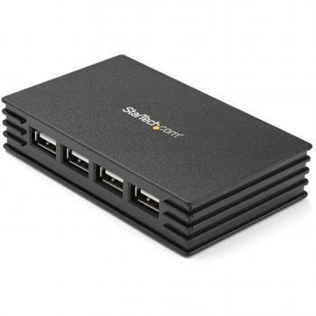 StarTech.com 4 Port Black USB 2.0 Hub